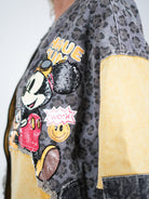 Ausgefallene Jacke im College Stil mit Comic Motiv