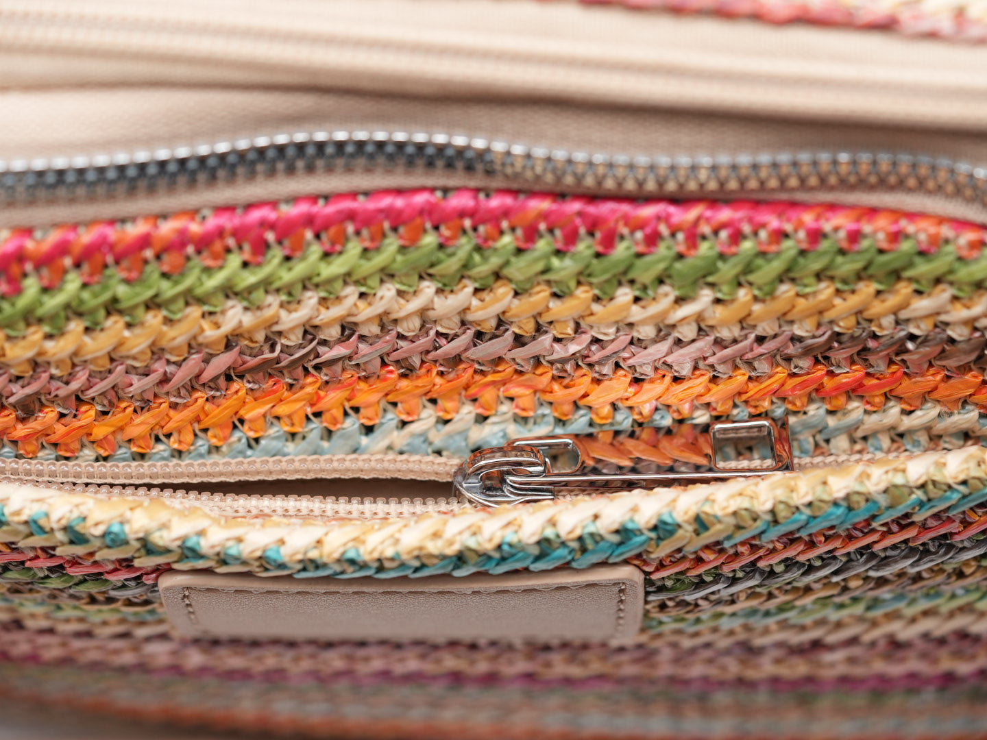 Geflochtene Crossbag, mehrfarbig