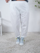 Weite Bottle Pants mit Gummizug Einheitsgröße (ca Gr. 40-44 46) Weiß
