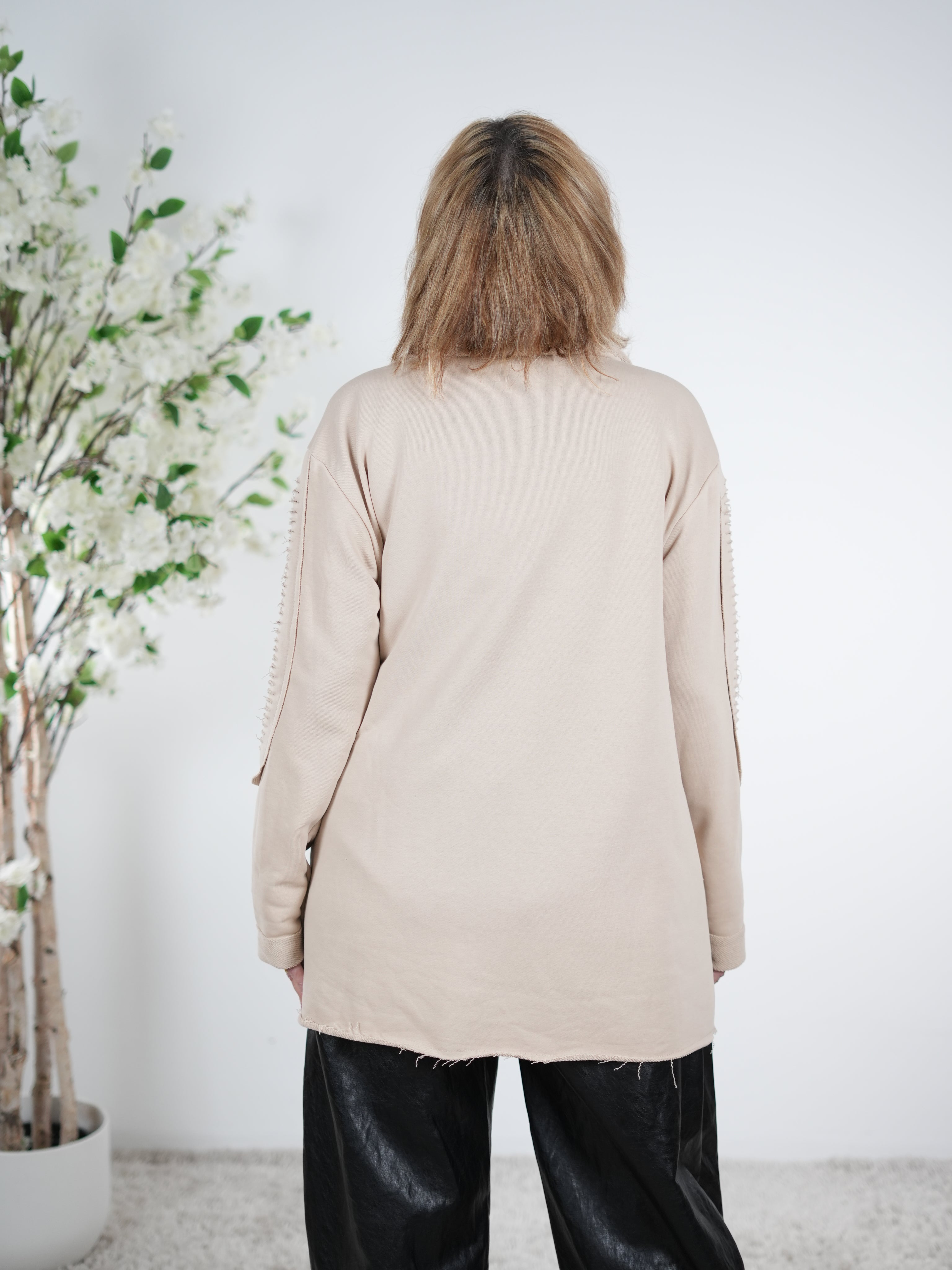 ausgefallener Sweaty Blazer mit Skull Motiv