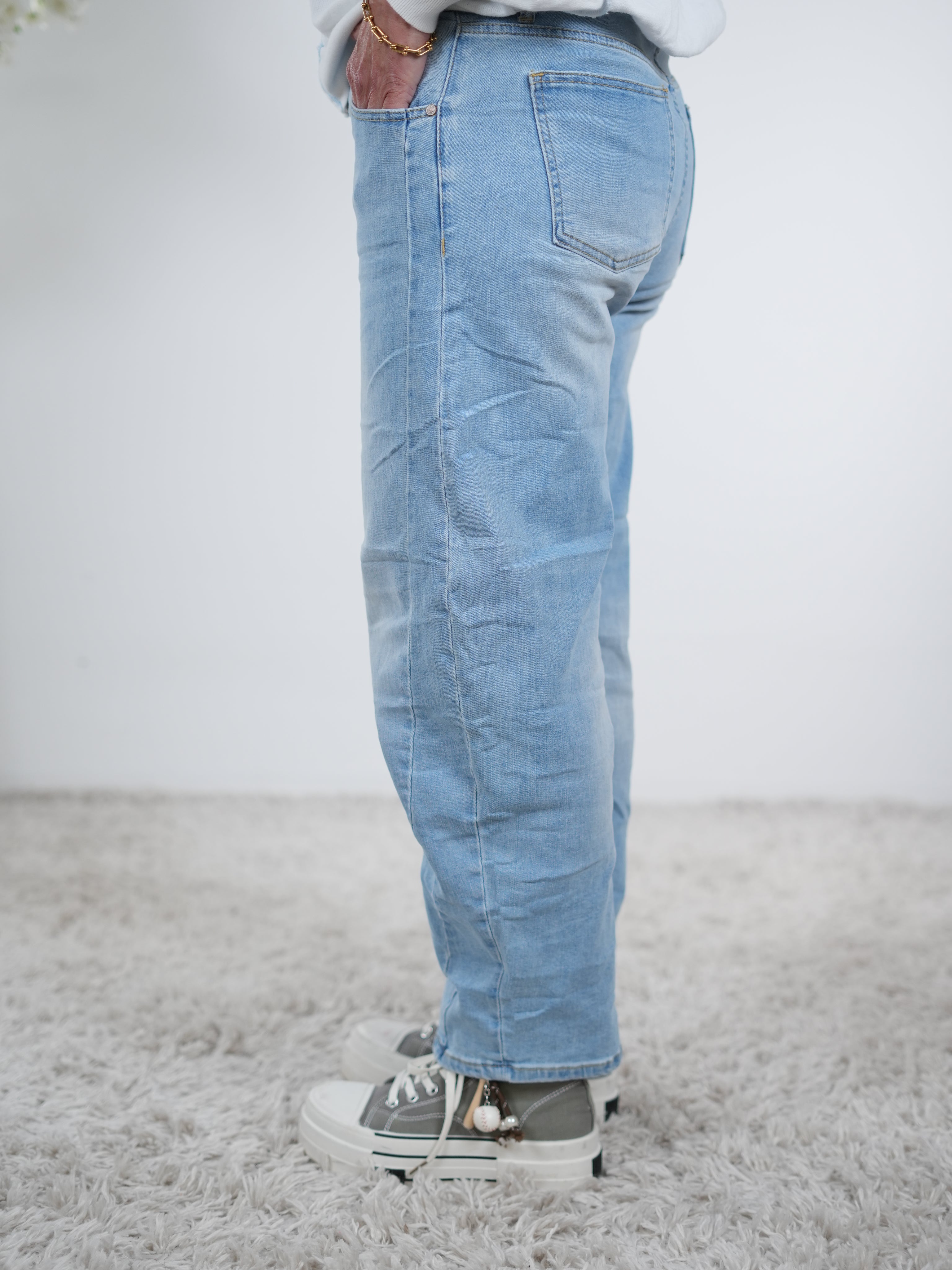 Bequeme Bottle Jeans, denim