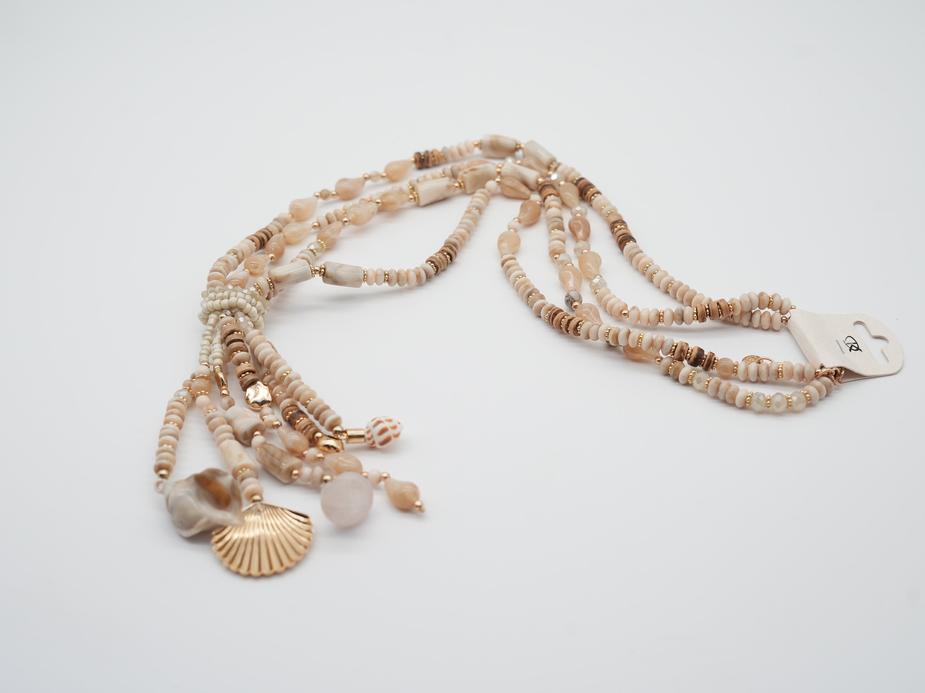 Boho Kette mit Strand Motiven