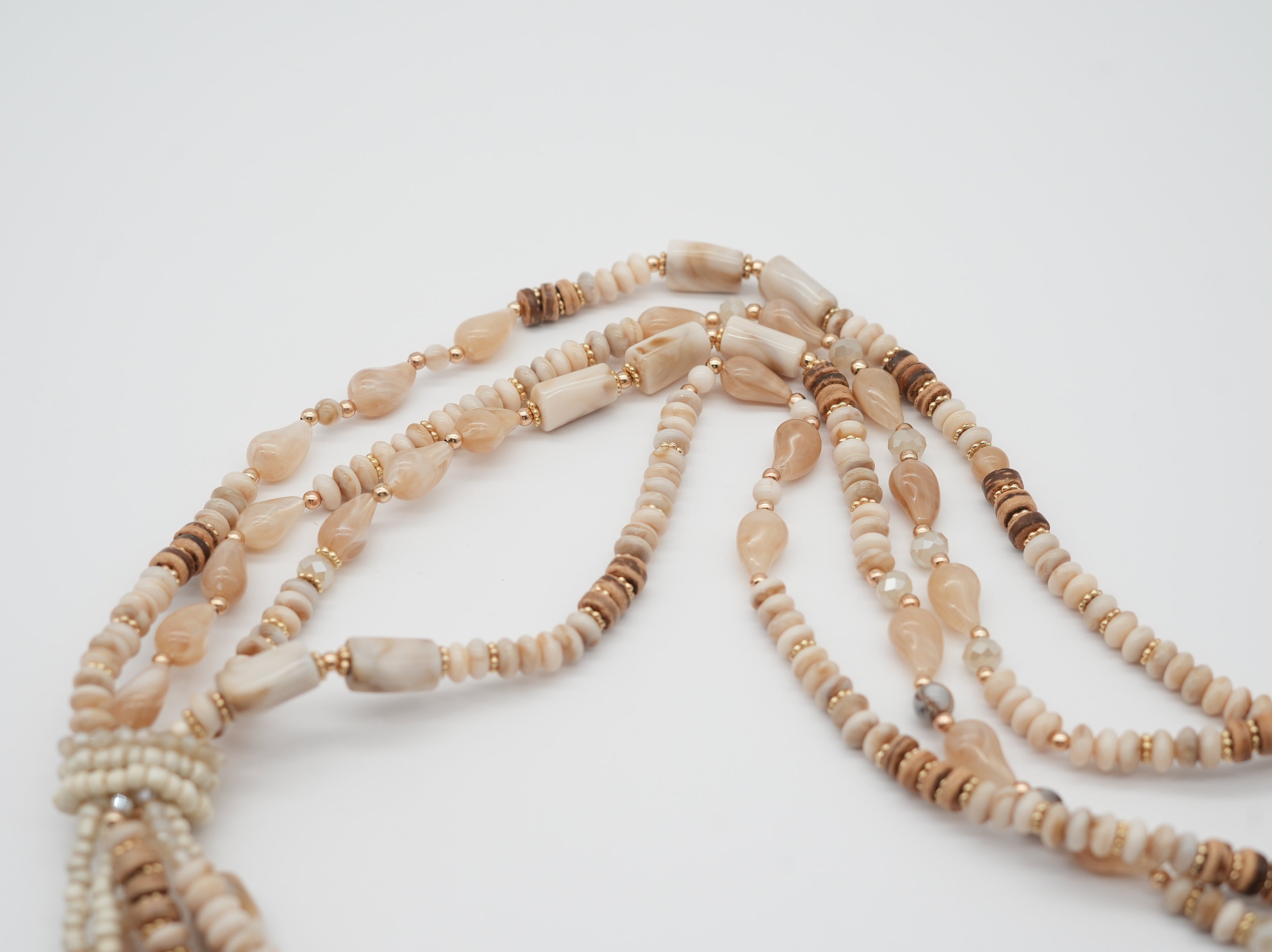 Boho Kette mit Strand Motiven