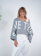Crop Pulli aus Strick