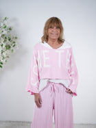 Crop Pulli aus Strick