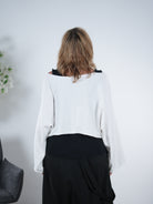 Crop Pulli aus Strick