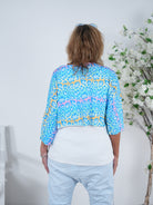 Crop Shirt im Leo Look