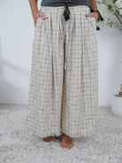Culotte Hose mit breitem Bündchen