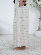 Culotte Hose mit breitem Bündchen