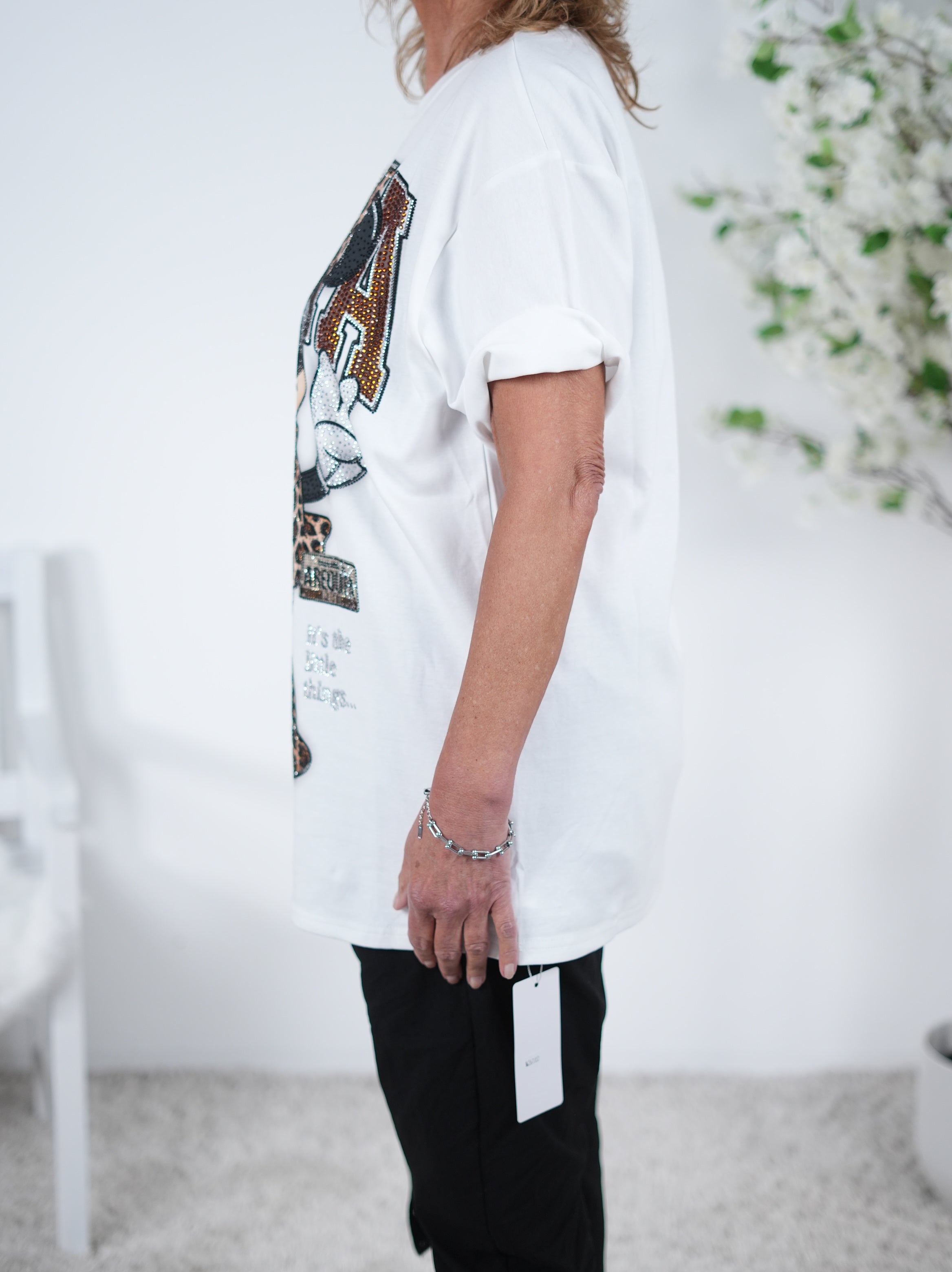 gerade geschnittenes Shirt mit Hingucker Motiv