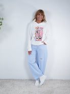 Hoody mit buntem "Schuh" Motiv