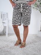 Joggy im Leo Look mit Nieten verziert