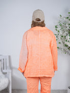 lässiger Leinen Blazer, unifarben