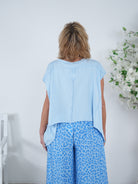 leichter Poncho, unifarben