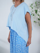 leichter Poncho, unifarben