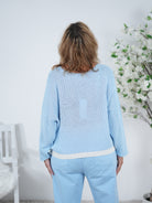 leichter Strickpulli mit "Love" Schriftzug