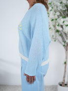 leichter Strickpulli mit "Love" Schriftzug