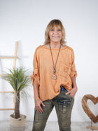 leichtes Blusen Shirt mit kleinem Patch