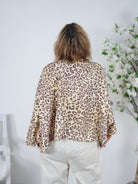 Leo Poncho mit Smile Print