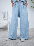 Marlene Hose im Jeans Look Einheitsgröße (ca Gr. 38-44) Helles Blau