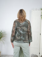 Netz Poncho in Camouflage
