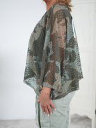 Netz Poncho in Camouflage