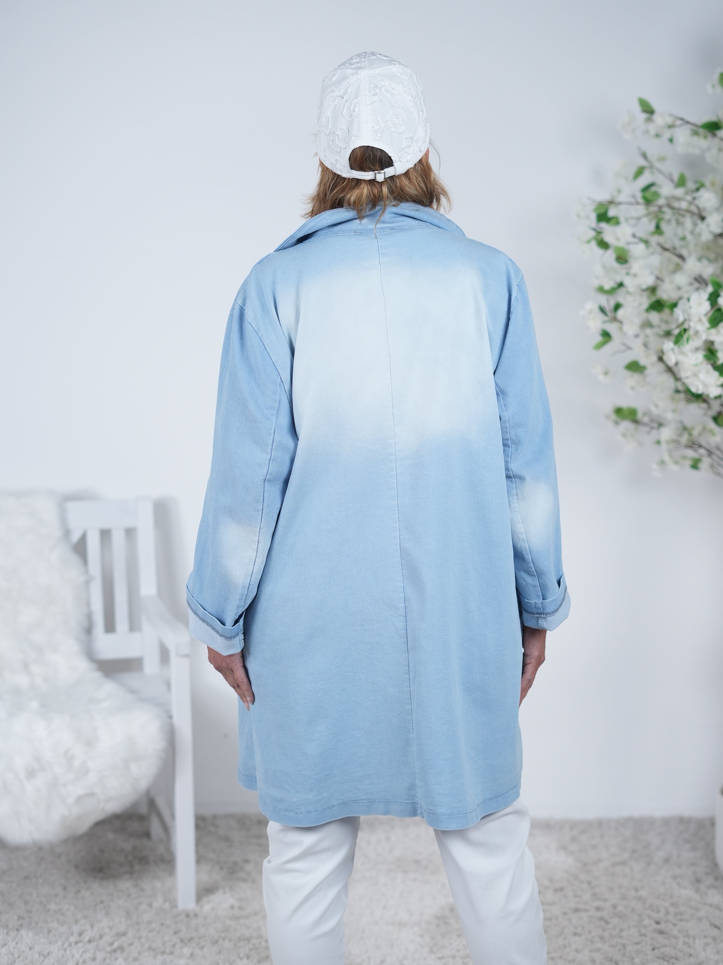 oversize Blazer im Jeans Look