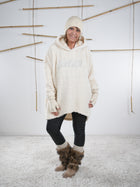 oversize Hoody mit Pailletten
