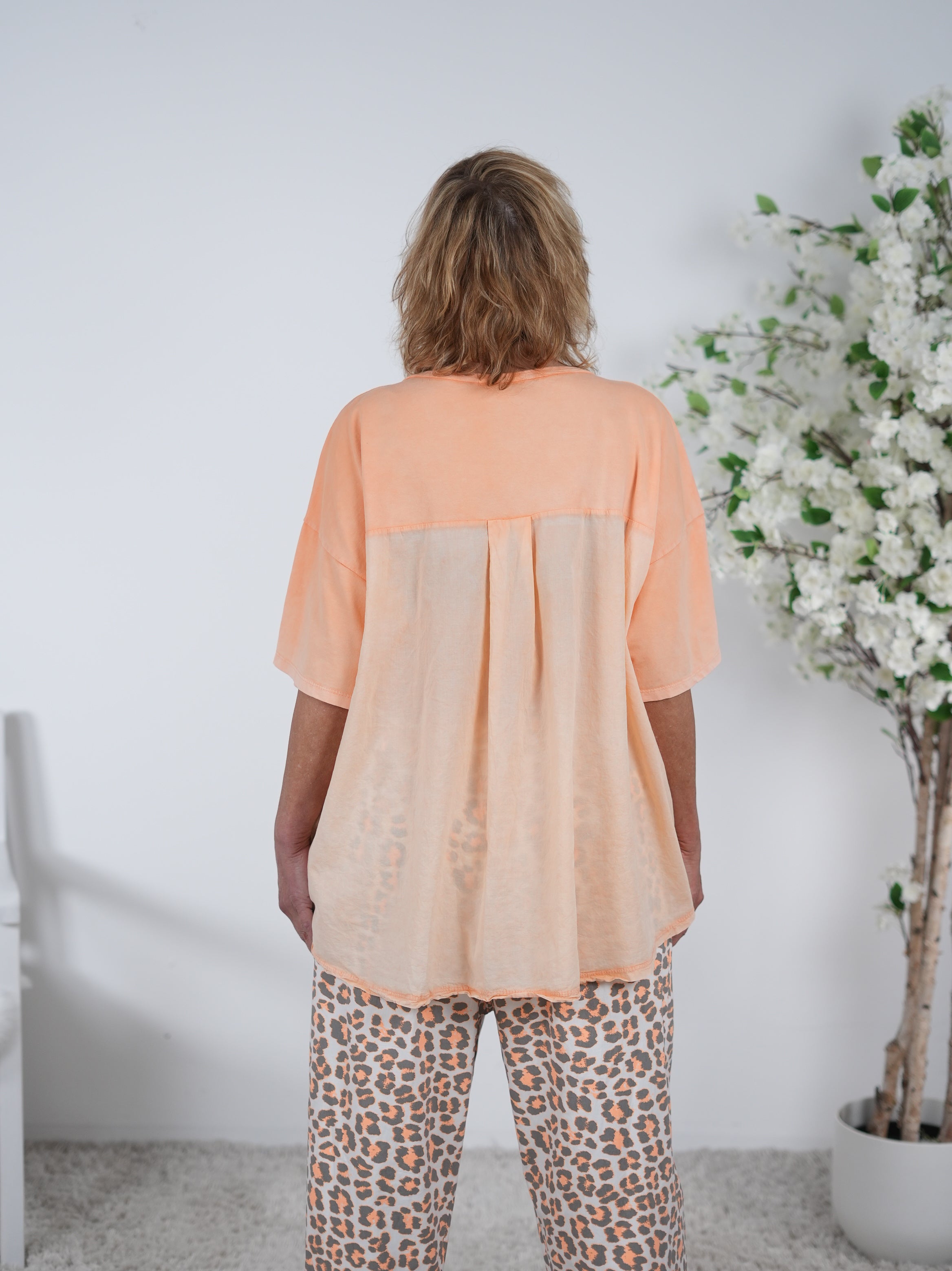 oversize Shirt mit weitem Arm