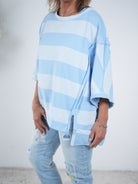 oversized Sweaty im Streifen Design