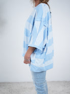oversized Sweaty im Streifen Design