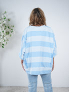 oversized Sweaty im Streifen Design