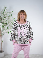 oversized Leo Sweaty mit 