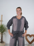 Sweaty mit ausgefallener Waschung