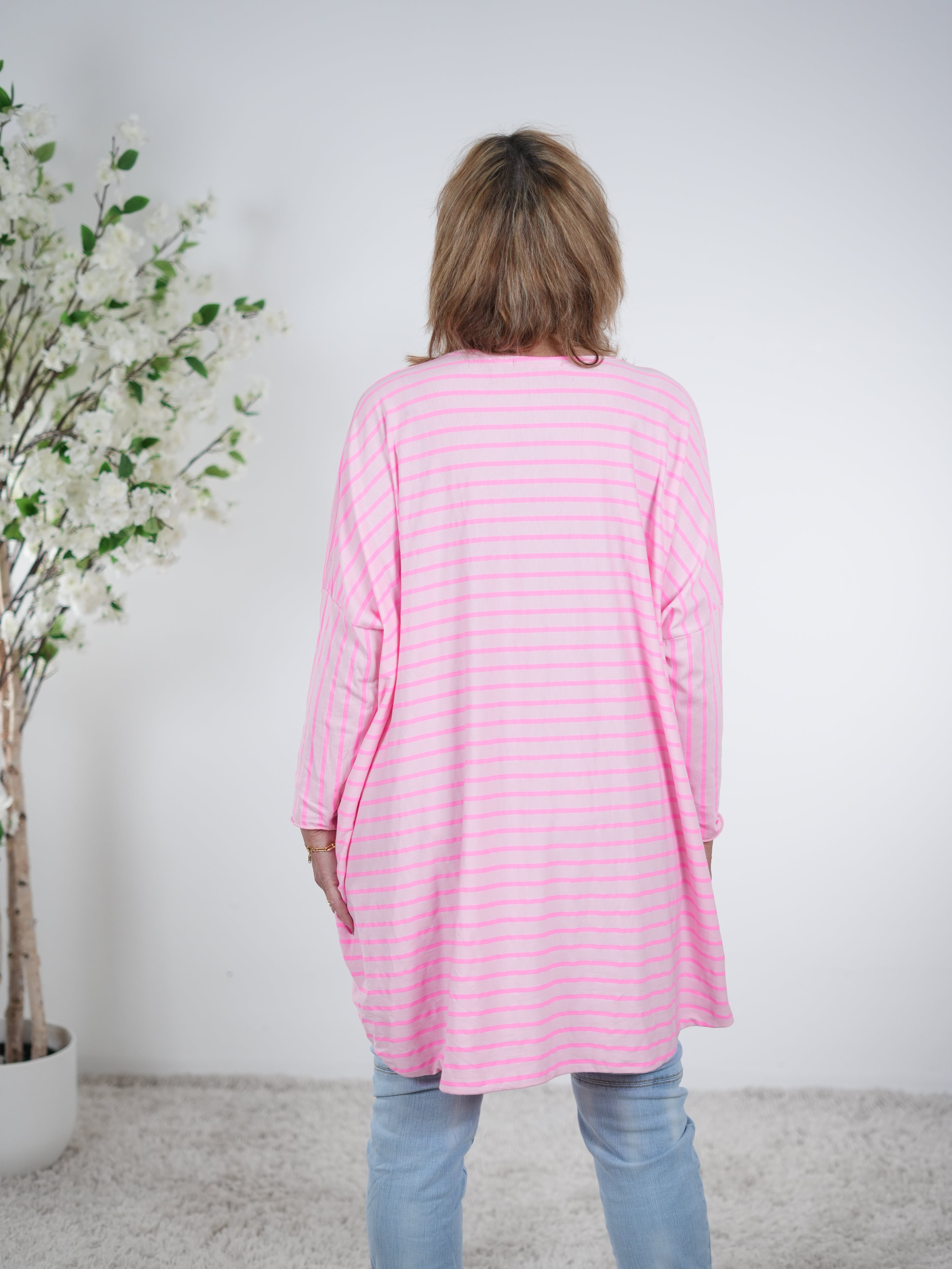 Vokuhila Shirt, langarm