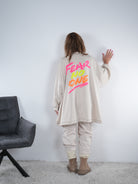 Weiche Jacke im Vokuhila Schnitt