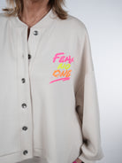 Weiche Jacke im Vokuhila Schnitt