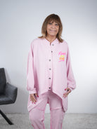 Weiche Jacke im Vokuhila Schnitt