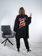 Weiche Jacke im Vokuhila Schnitt