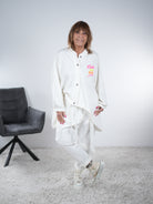 Weiche Jacke im Vokuhila Schnitt