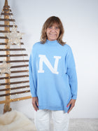 Weicher Pulli mit großem Buchstaben 