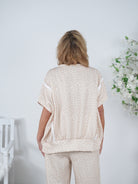 weiches Shirt im Leo Design mit Außennähten