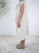 Weste mit Schalkragen