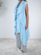 Weste mit Schalkragen