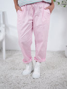 Wide Leg Pants, unifarben One Size (ca Gr. 40-44 46) Rosa